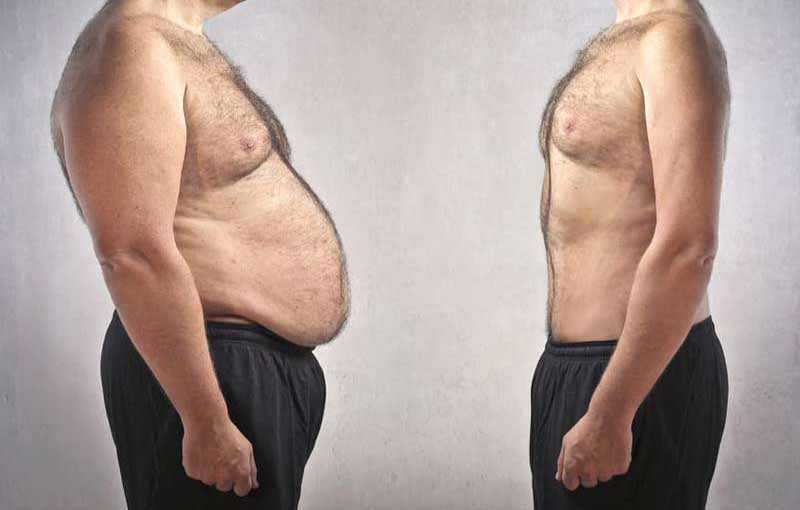 nugaros riebalų svorio kritimas prieš ir po